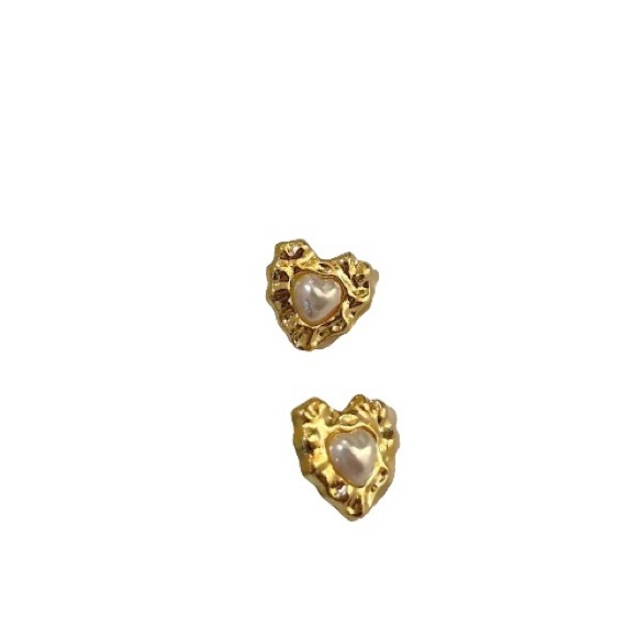 HEART Baroque Earrings - Picture 4 of 4